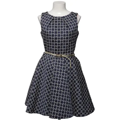 Dress (Blue, White) from Closet Cotton, Metallic fiber, Polyester