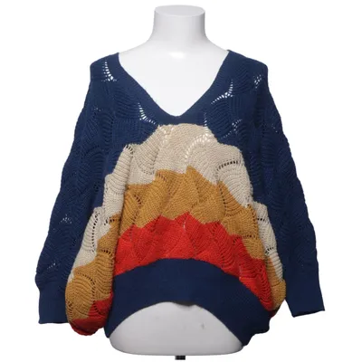 Sweater (Blue, Multicolored) from Sophyline Acrylic, Wool
