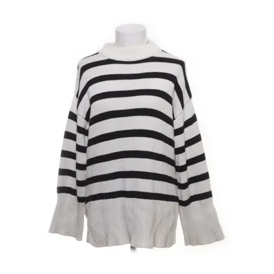 Sweater (White, Black) from Gina Tricot Acrylic, Cotton