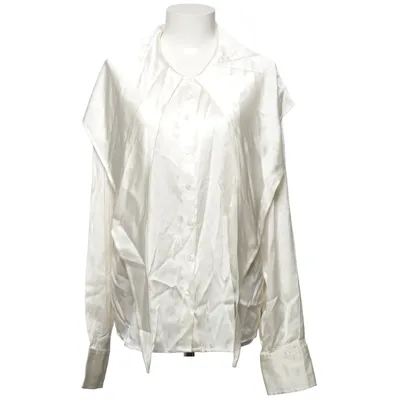 Skjorte (Beige) fra Stenströms Elastan, Silke