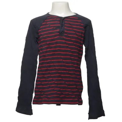Henley shirt (Blauw, Rood) van Polarn O. Pyret