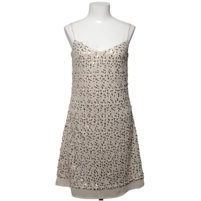 Cocktail dress (Beige, Gold) from Oodji Polyester, Viscose