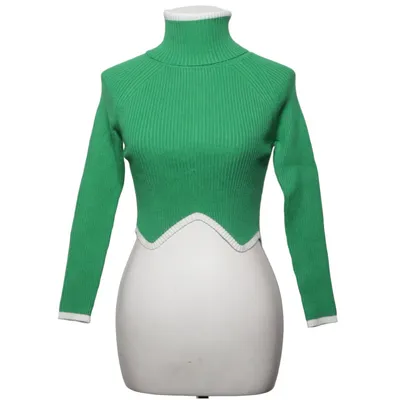 Turtleneck (Green, White)