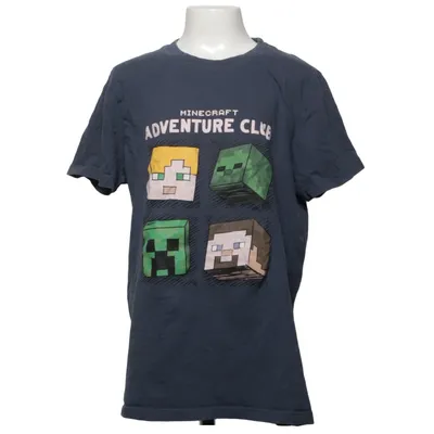 T-shirt (Blauw, Meerkleurig) van Minecraft Katoen