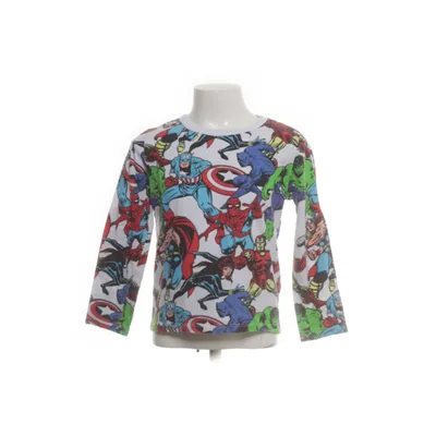 Langærmet t-shirt (Hvid, Blå, Rød) fra H&M Bomuld