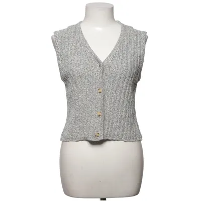 Vest (Gray, White) from In Town Cotton, Polyester