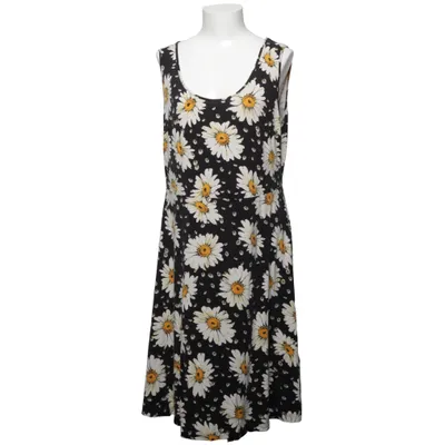 Klänning (Svart, Vit, Gul) från Alba Moda Viskos