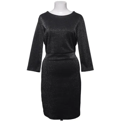 Robe (Noir, Argent) de Sophia Élasthane, Polyester, Viscose