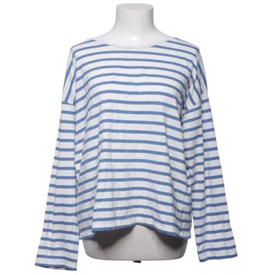 T-shirt à manches longues (Bleu, Blanc) de VILA Coton