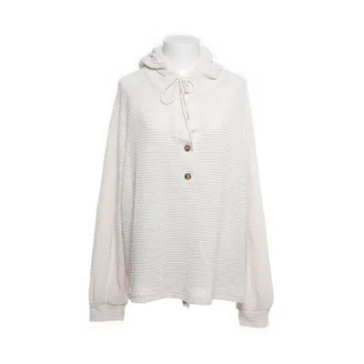 Huvtröja (Beige) från Emery Rose Elastan, Polyester