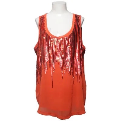 Tanktop (Oranje) van Lane Bryant Elastaan, Polyester, Viscose
