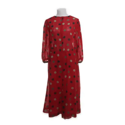 Dress (Red, Multicolored) from Fink Modell Acetate, Polyester