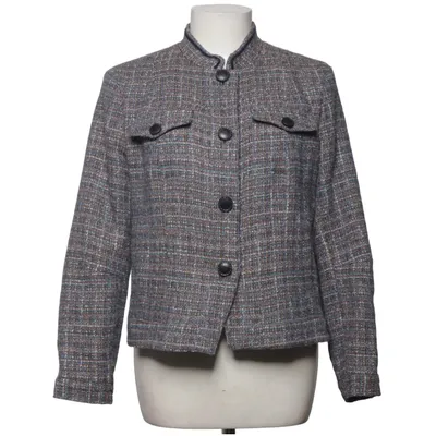 Blazer (Blue, Multicolored) from Prêt à Porter Acetate, Acrylic, Polyamide, Silk, Viscose, Wool