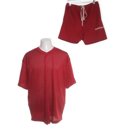 Set (Röd) från Essentials Polyester