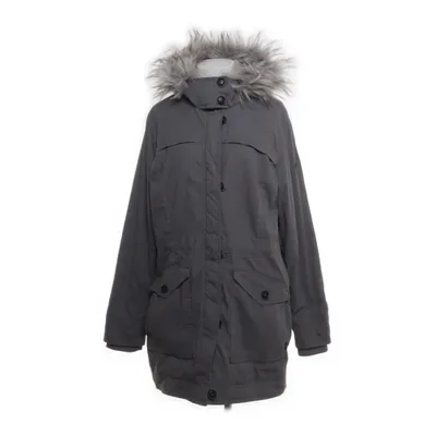 Vinterkappa (Grå) från Hollister Elastan, Polyester, Pälsimitation