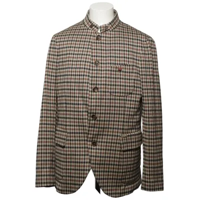 Blazer (Brown, Black, White) from Luis Trenker Cotton, Polyester