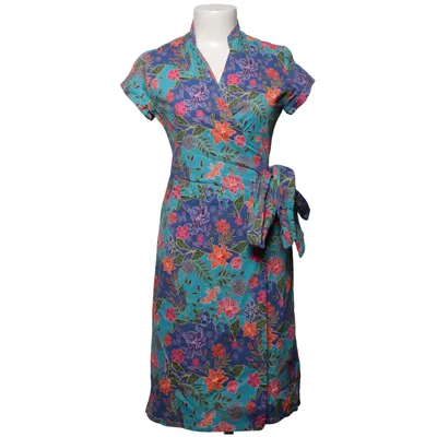 Wickelkleid (Blau, Mehrfarbig) von Antoine Lili