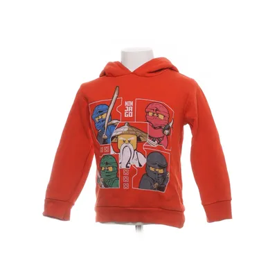Hoodie (Orange, Multicolored) from LEGO Cotton