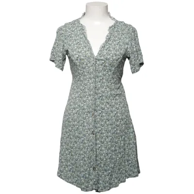 Kjole (Grøn, Blå, Hvid) fra Melville Viscose