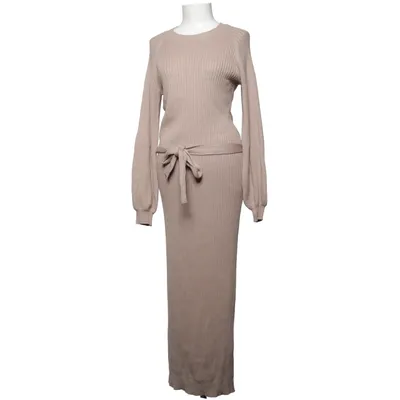 Långklänning (Beige) från Bubbleroom Bomull, Polyamid, Viskos