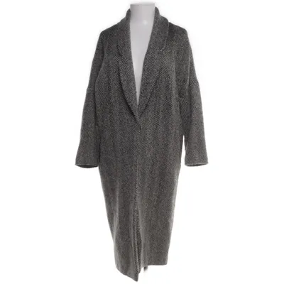 Frakke (Grå, Sort) fra Mango Suit Uld, Polyester, Akryl, Polyamid