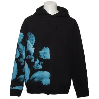 Hættetrøje (Sort) fra H&M Man Polyester, Bomuld