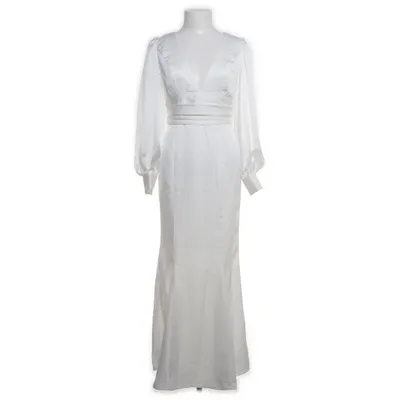 Aftenkjole (Hvid) fra Boohoo Polyester