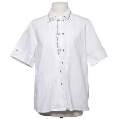 Chemise à manches courtes (Blanc) de Alphorn Coton