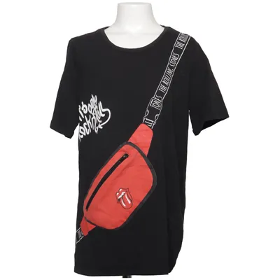 Långärmad t-shirt (Svart, Röd) från The Rolling Stones Bomull