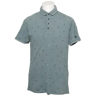 Polo shirt (Blue) from Cast Iron Cotton, Elastane, Polyester