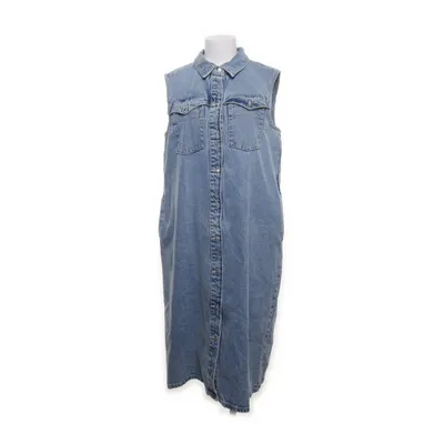 Denim jurk (Blauw) van Noisy May Organisch katoen
