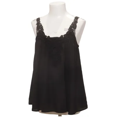 Top (Sort) fra Only One Bomuld, Polyester