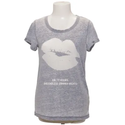T-shirt (Gray) from Oui Cotton, Polyester