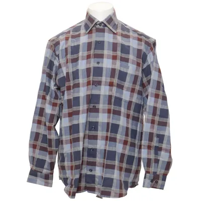 Flannel shirt (Blue, Brown, Gray) from Studio Leonardo Cotton