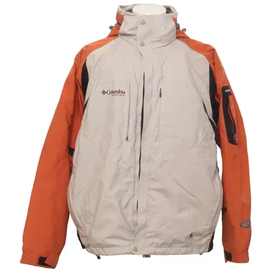 Skijakke (Orange, Hvid, Sort) fra Columbia Sportswear Polyamid, Polyester