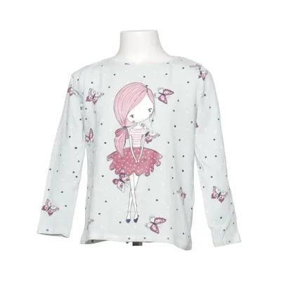 Långärmad t-shirt (Grön, Rosa) från Dopo Dopo Girls Bomull