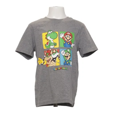 T-shirt (Gray, Multicolored) from Super Mario