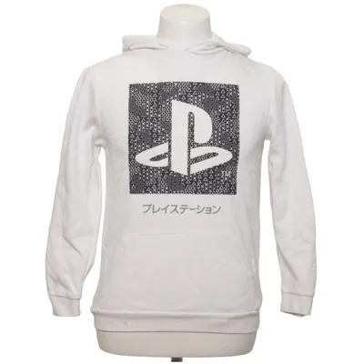 Hættetrøje (Hvid, Sort) fra Playstation