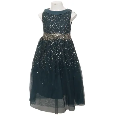 Dress (Blue, Gold) from Sergent Major Cotton, Polyester