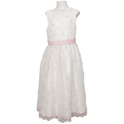 Bloemenmeisjes jurk (Wit, Roze) van Kinderbutt