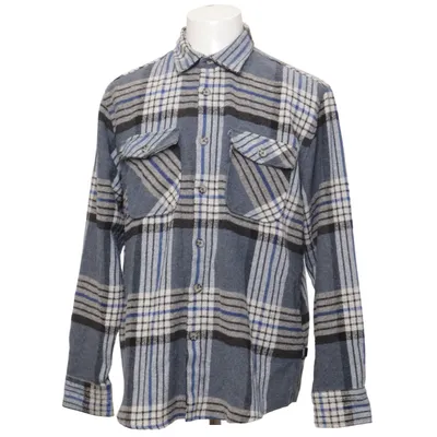 Chemise en flanelle (Bleu, Gris, Blanc) de Carisma Acrylique, Coton, Polyester