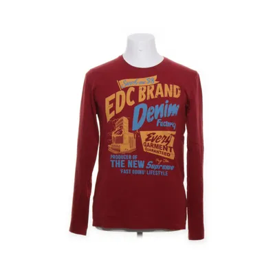 Långärmad t-shirt (Röd, Flerfärgad) från EDC Brand Bomull