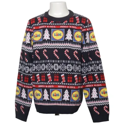 Christmas sweater (Blue, Multicolored) from Lidl Acrylic