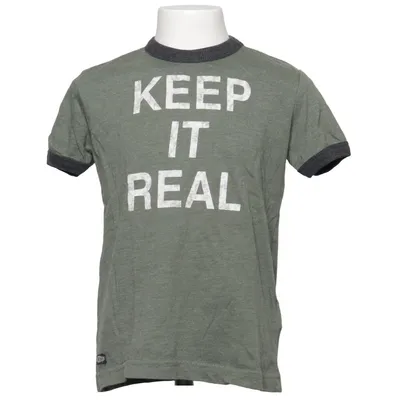 T-shirt (Green, Gray) from Fox Cotton, Polyester