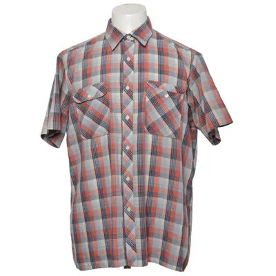 Kortärmad skjorta (Röd, Blå, Vit) från Jinglers Bomull, Polyester