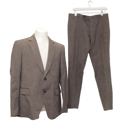 Costume (Gris) de John Varvatos Lin, Soie, Laine
