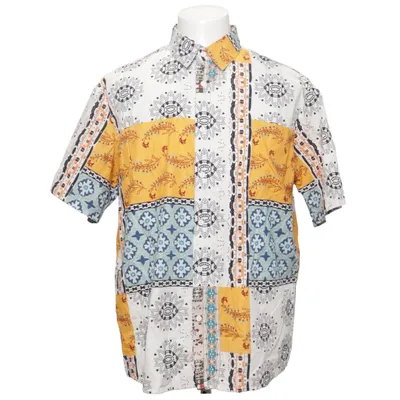 Short sleeve shirt (White, Multicolored) from Mojito Cotton, Viscose