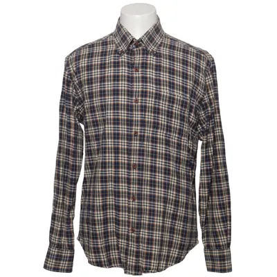 Shirt (Blue, Beige, Brown) from Strokesman's Cotton