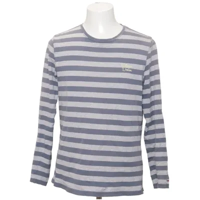T-shirt à manches longues (Bleu, Gris) de Tommy Hilfiger Denim Coton
