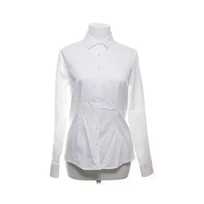 Shirt (Wit) van Stenströms Katoen, Elastaan
